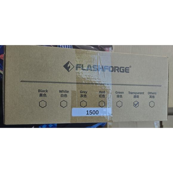 Flashforge Standard Photopolymer 3D Printer Rapid Resin LCD UV Transparent 500G - Picture 1 of 5